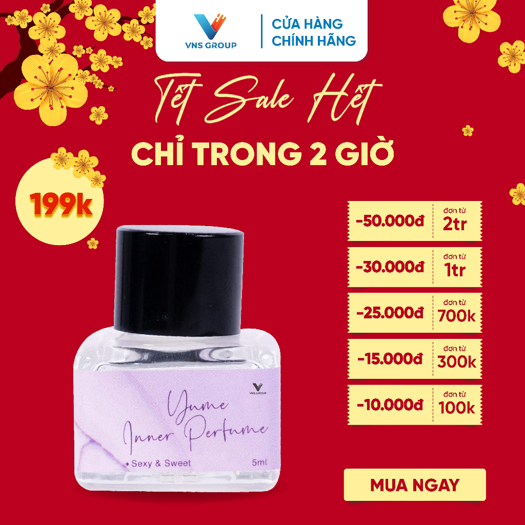 Nước hoa vùng kín Yume Inner Perfume 5ml khử mùi, hương hoa dịu nhẹ quyến rũ