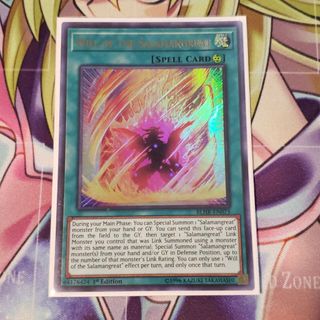 Lá bài thẻ bài Yugioh Will of the Salamangreat - Ultra Rare - Tặng bọc bài nhựa bảo quản