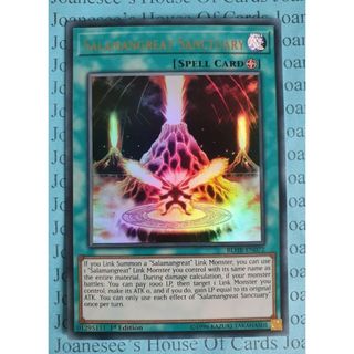Lá bài thẻ bài Yugioh Salamangreat Sanctuary - Ultra Rare - Tặng bọc bài nhựa bảo quản