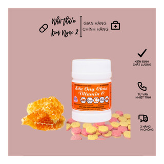 Kẹo ngậm sữa ong chúa Vitamin C Mekophar
