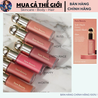 Má Hồng Rare Beauty Soft Pink Dewy Liquid Blush