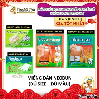 Miếng dán giảm đau Neobun Menthol Plaster Thái Lan - Nội Địa Thái Lan - Đủ Size