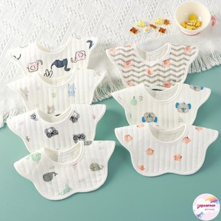 Yếm tròn xoay chống thấm chất liệu cotton trần bông siêu thấm hút