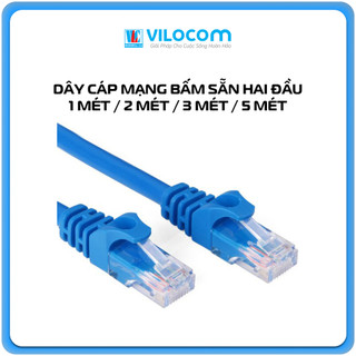 Cáp mạng LAN rj45 dài bấm sẵn 2 đầu dài 1 mét