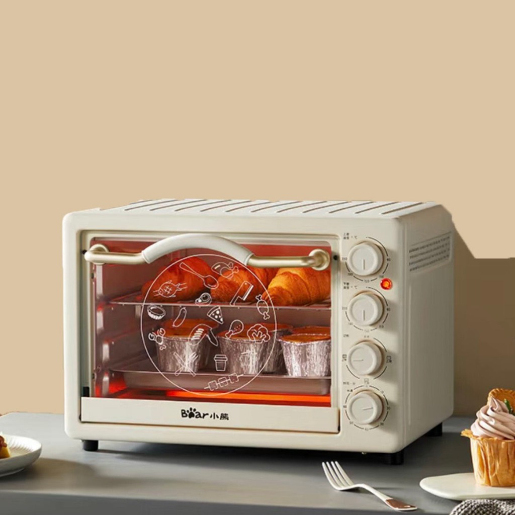 Lò nướng điện đa năng 20L BEAR DKX-C20G2 màu trắng bảo hành 12 tháng