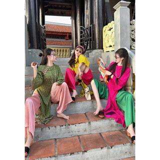 ÁO DÀI TƠ TẰM CHUỒN