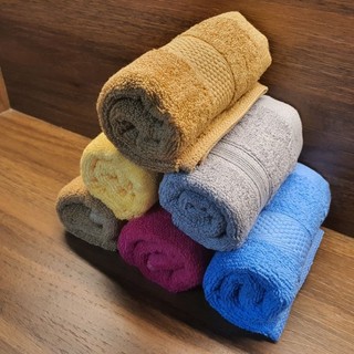 Khăn mặt cotton đơn sắc sang sịn mịn #aThinh