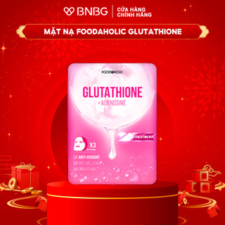 Mặt Nạ Foodaholic Glutathione Dưỡng Trắng, Đều Màu Da Glutathione Ample Mask 23ml/miếng