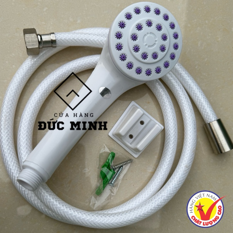 Bộ sen máy nước nóng trực tiếp loại tốt màu trắng