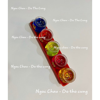 Đèn cầy ngũ sắc 5 màu