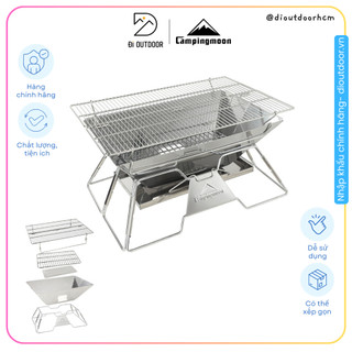 Bếp nướng dã ngoại xếp gọn campingmoon mt-3