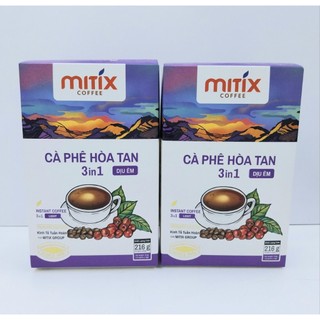 Combo 10 cà phê hòa tan 3in1 mitix dịu êm loại 216gr
