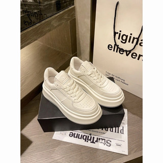 (sẵn trắng 39) Giày Sneaker Trắng Basic Độn Đế Thời Trang Hàn Quốc Dành Cho Nữ