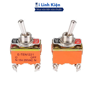 Công tắc gạt đôi e-ten1221 15a 250v 2 chế độ on-off 4p chính hãng ilinhkien