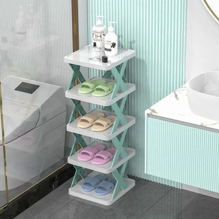 Kệ để giày dép chữ x thông minh 5 tầng