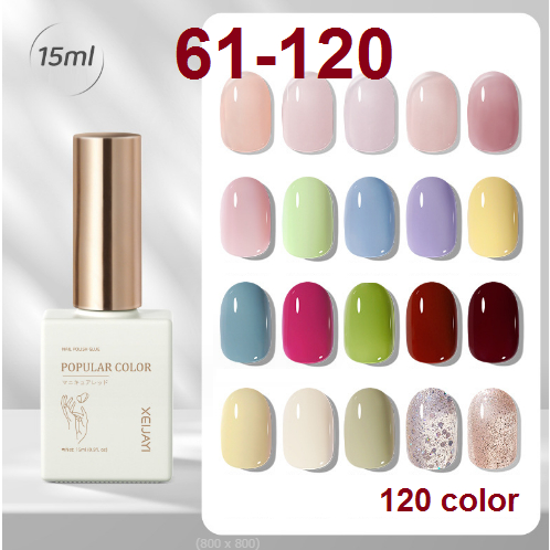 (61-120) Sơn gel Popular Color 15ml