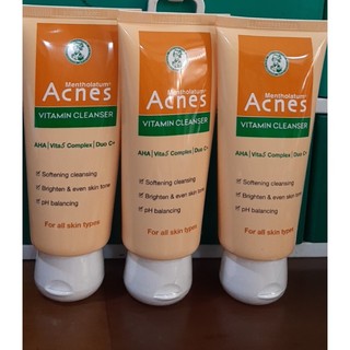 Sữa rửa mặt Acnes Vitamin Sáng da Mờ sẹo Mờ vết thâm 100g (Mẫu mới date mới)