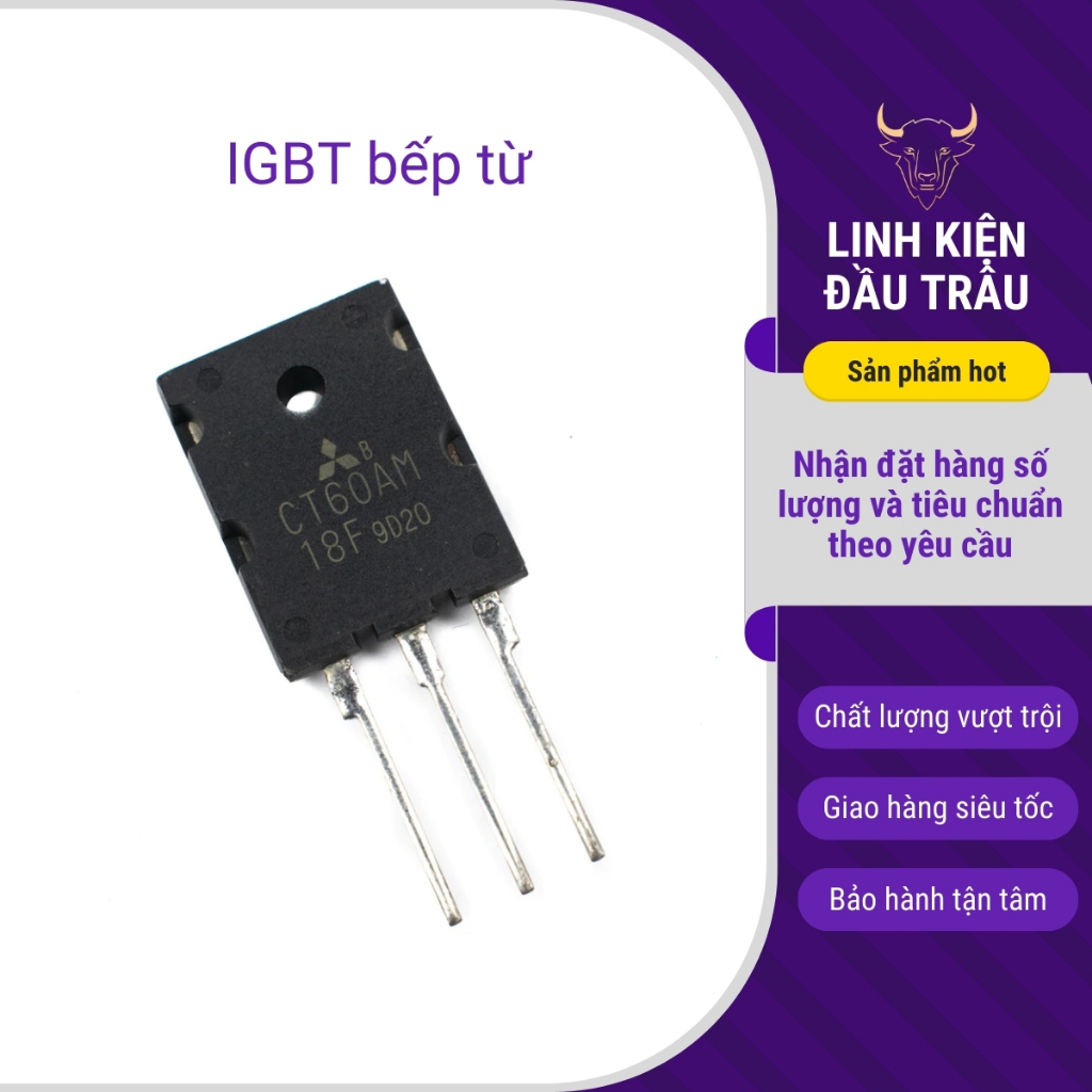 IGBT bếp từ FGA25N120 H20R1203 H25R1203 H30R1202 H30R1602 GT60N321 GT60M303 CT60AM tháo máy.