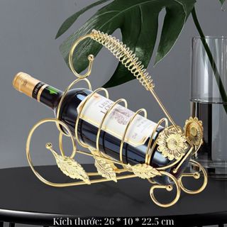 [HÀNG CAO CẤP] 🎁 Giá đỡ chai rượu vang phong cách Châu Âu để bàn sang trọng, Decor TẾT, Trang trí nhà cửa, Quà tặng 🎁
