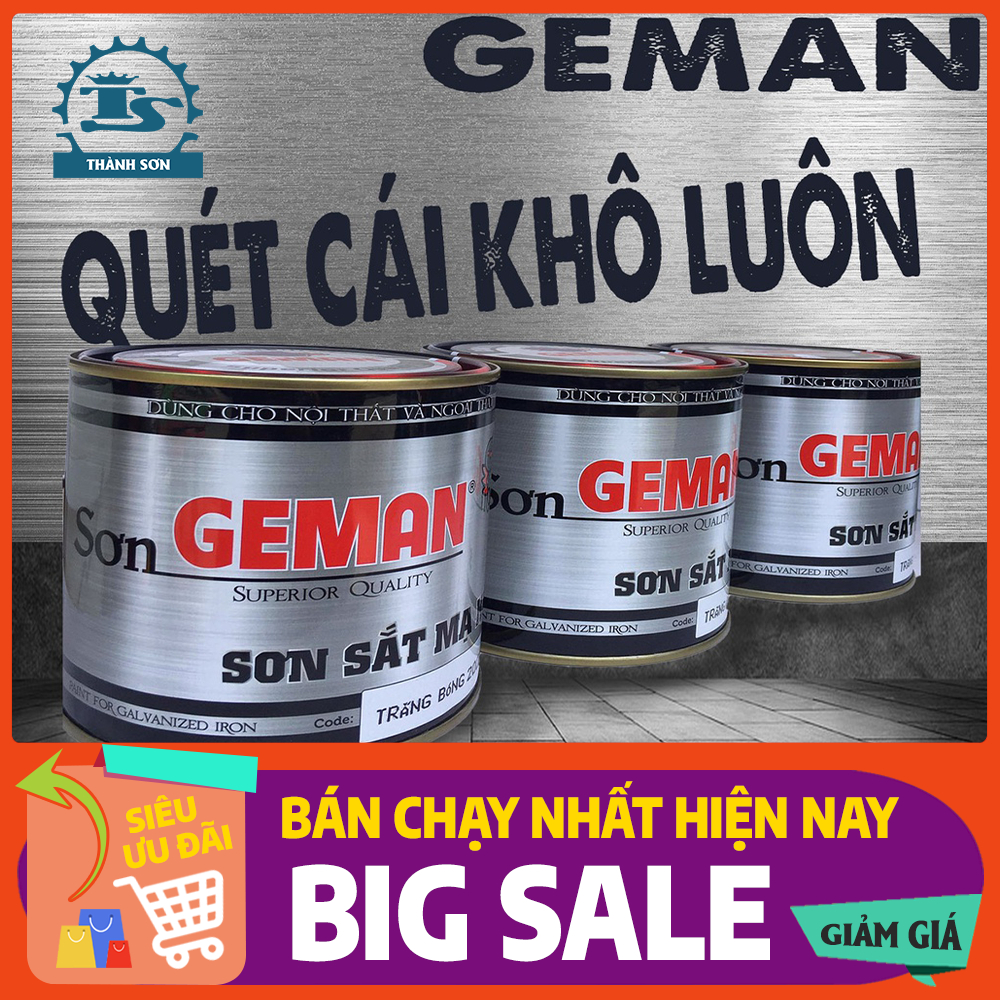 Sơn sắt mạ kẽm Geman 1 thành phần
