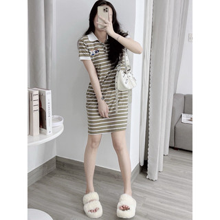 Đầm Sọc WHOA.U Polo 4 Màu siêu xinh NG6014