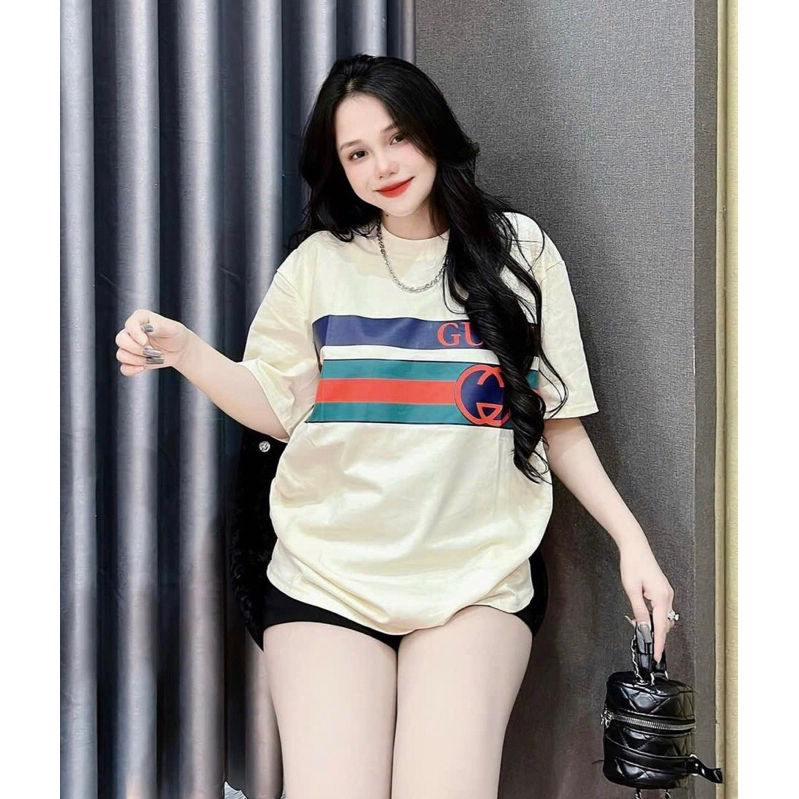 Áo phông nữ form rộng giấu quần cao cấp, áo thun nam nữ - chất cotton mát, mịn 40kg _ 70kg