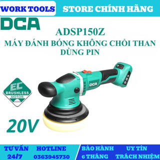 Dca thân máy đánh bóng không chổi than dùng pin 20v adsp150z
