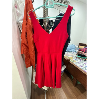 đầm đỏ nơ lưng mikki sz S