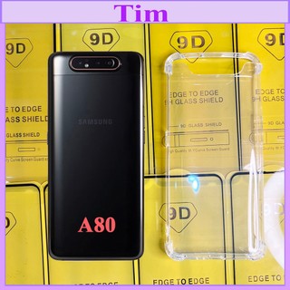 "Ốp Lưng Samsung A80 Dẻo Trong Chống Sốc " Loại Dày_Không ố vàng, chống trầy xước va đập TimShop