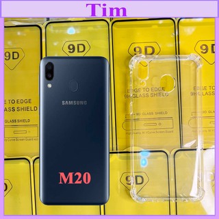 "Ốp Lưng Samsung M20 Dẻo Trong Chống Sốc " Loại Dày_Không ố vàng, chống trầy xước va đập TimShop