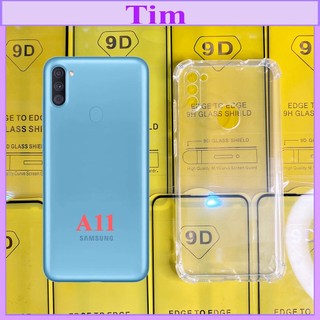 "Ốp Lưng Samsung A11 Dẻo Trong Chống Sốc " Loại Dày_Không ố vàng, chống trầy xước va đập TimShop
