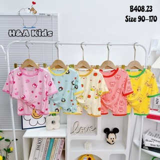 Bộ lửng ngố hoa bé gái thun lạnh