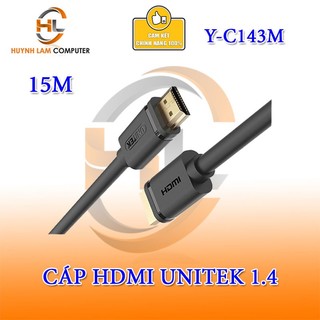 Cáp HDMI 15m Unitek Y-C143M v1.4 - Chính hãng