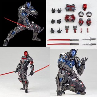 Mô Hình Nhân Vật Batman 17cm Chất Lượng Cao Người Dơi Arkham Knight Revoltech có khớp linh hoạt DC figure