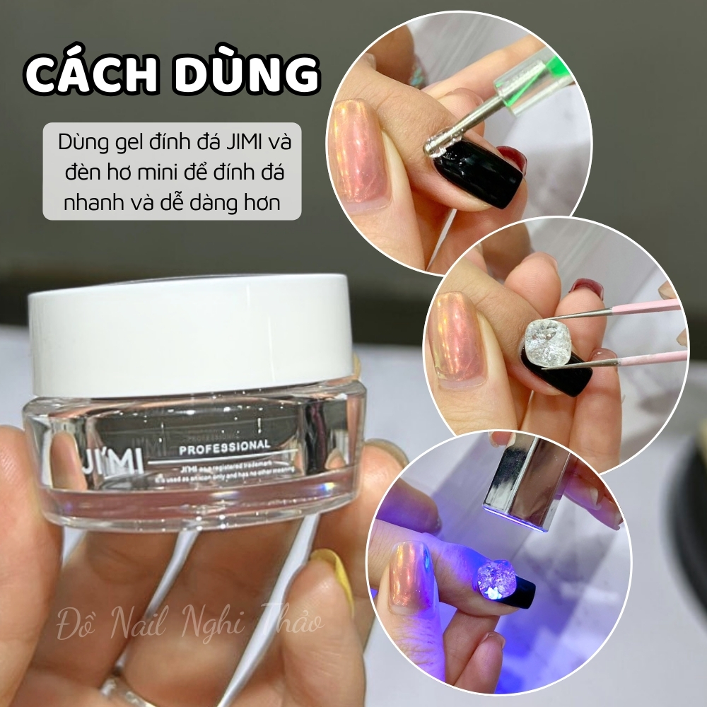 Đá khối nail siêu sáng mix 25 viên size nhỏ NGHI THẢO
