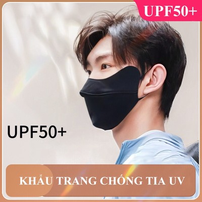 Khẩu trang vải chống nắng MYT Khẩu trang vải lụa chống nắng upf 50+ chống tia UV mát mẻ thoáng khí nhiều màu sắc