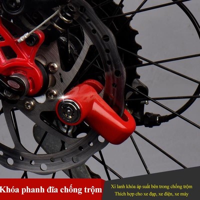 Ổ khóa phanh đĩa chống trộm MYT Bộ khóa phanh đĩa chống trộm xe máy thông minh tiện lợi an toàn chống gỉ sét