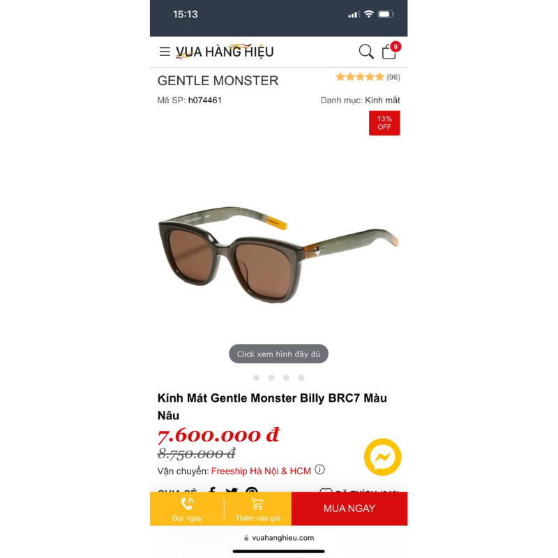 Kính si siêu phẩm 55