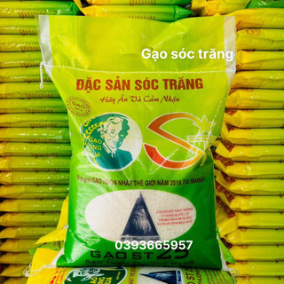 10kg gạo st25 lúa tôm nội địa mềm dẻo ngọt thơm dai cơm bao 10kg