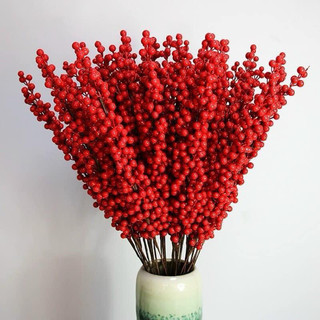 Cành đào đông 12 nhánh, dương xỉ, rẻ quạt, lá táo, lá phong decor trang trí nhà cửa Tết Giáp Thìn 2024