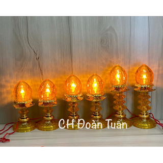 MỘT ĐÔI ĐÈN THỜ TRÁI ĐÀO LĐ01,LĐ02,LĐ03