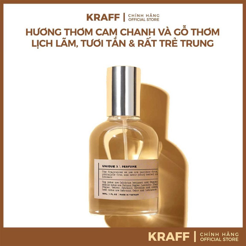 Nước hoa Tóc&body 2in1 Unique 3 30ml - 𝑫𝑼𝑷𝑬 𝑫𝑰0𝑹 𝑺𝑨𝑽𝑨𝑮𝑬 (Men)