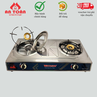 Bếp gas đôi inox Watashi 3004N [HÀNG CHÍNH HÃNG]