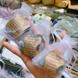 Túi voan đựng đá, túi rút dây