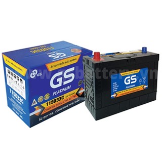 Bình ắc quy 12v khô miễn bảo dưỡng gs 115d33c