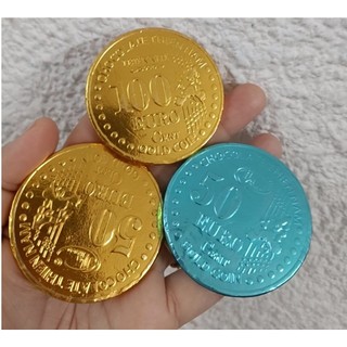 100g kẹo socola đồng tiền euro loại to