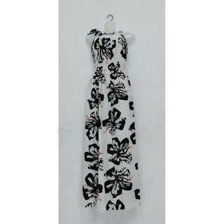 Váy maxi cổ yếm