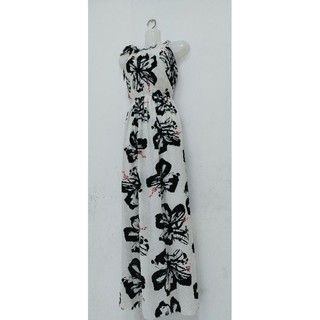 Váy maxi cổ yếm