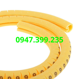 Số đánh dấu dây ec2 - đánh dấu dây bằng số từ 0 đến 9 - 1 loại chữ 100 mắt - ec-2 cable marker - cable tag ec2