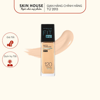 Kem Nền Maybelline Fit Me Matte Poreless Foundation SPF 22 Mịn Nhẹ Kiềm Dầu 30ml